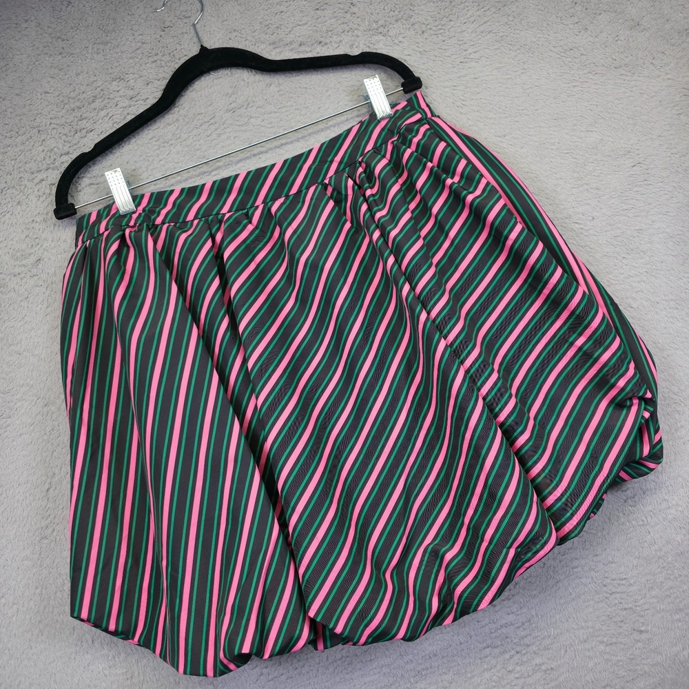 Wicked Paul Tazewell Skirt Womens XL Black Striped Bubble Hem Musical Fantasy